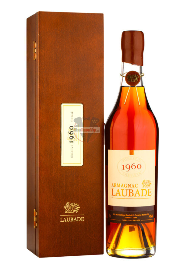 Armagnac Chateau de Laubade 1960 0.5 l - Hình ảnh 2