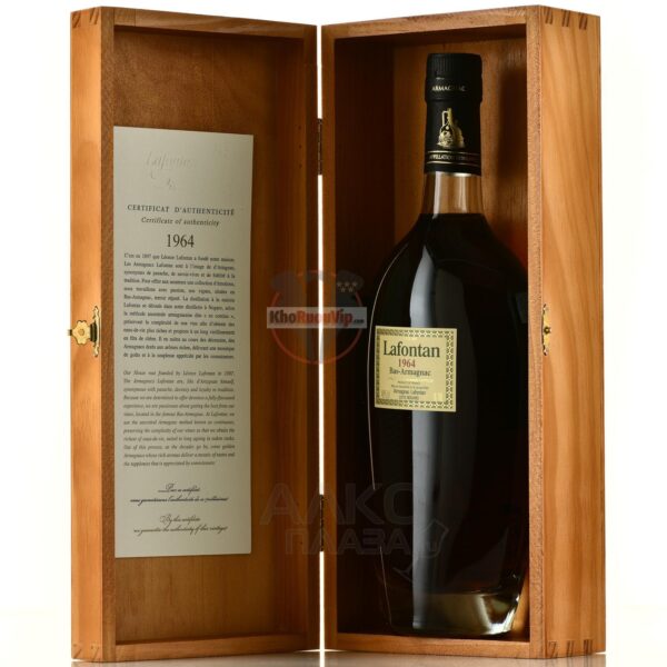 Armagnac Lafontan Millesime 1964 0.7 l - Hình ảnh 4