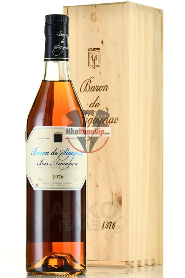 Armagnac Baron de Sigognac 1976 0.7 l in bottle